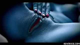 JOI – Red Pussy Blue Alien - Hentaied - 9127