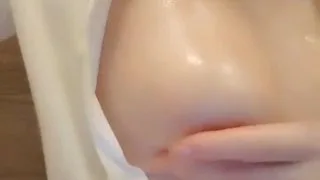 Yシャツオイルオナニーでイキまくり♡.mp4 - FC2 Video - 187912