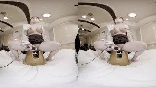 【180VR3D】VRオナニー鑑賞　まみ21歳専門学校生　スケベ椅子で息が止まるほどの絶頂電マオナニー - FC2 Video - 190674