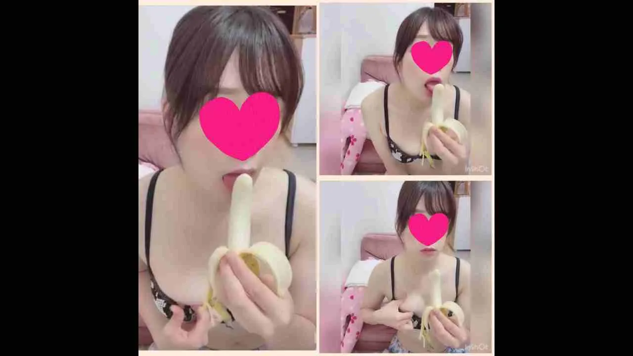 【フェラチオ】S級に可愛い子がバナナを使って練習しています.mp4 - FC2 Video - 193227