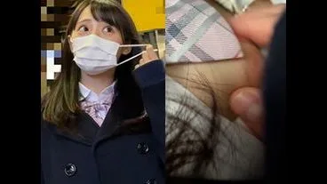 【乗車記録07】めちゃ美人女子〇生！声をかけられて笑顔で返答する性格良し子ちゃんに特濃ザーメンを - FC2 Video - 200106