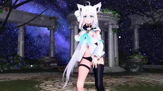 【MMD】白上フブキ/Chocolate Cream *******【紳士向け】 - FC2 Video - 203522