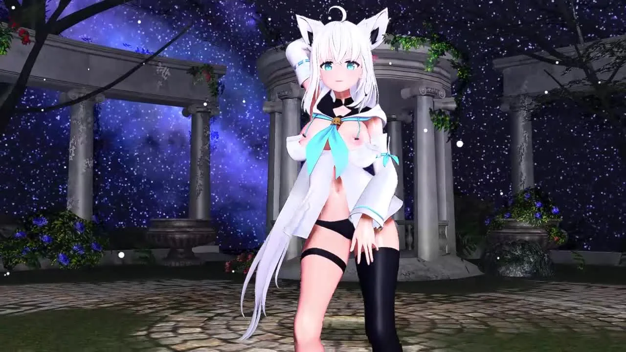 【MMD】白上フブキ/Chocolate Cream *******【紳士向け】 - FC2 Video - 203522