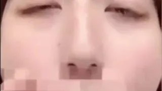 【顔晒し/大量ごっくん】鼻穴伸ばしたとんでもなく下品なアヘ顔イラマ！汚れを知らない今時ムスメを言いなり調教した映像を公開する。 - FC2 Video - 205196