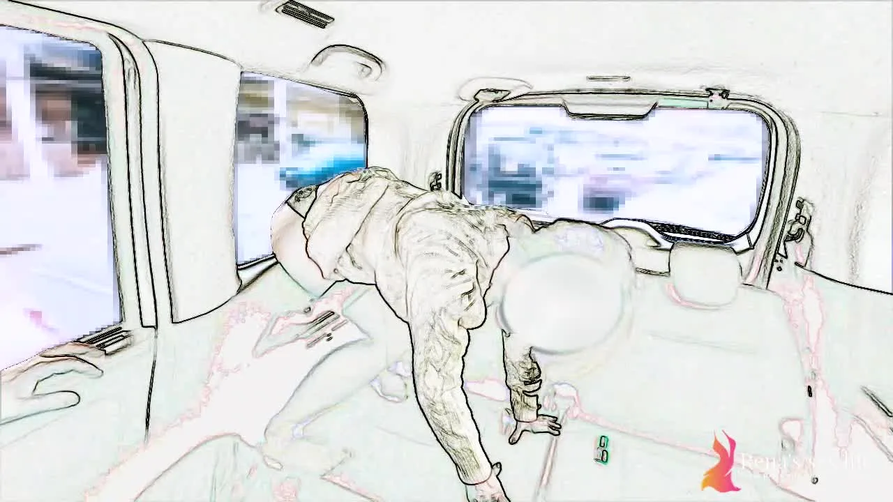 某ショッピングセンターの駐車場で💖SAMPLE - FC2 Video - 209296