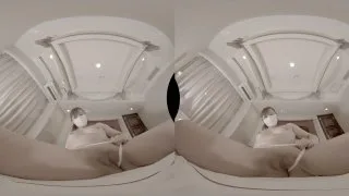 【180VR3D】開店10分600円　顔面騎乗屋さん20　まみ21歳専門学校生　マン拓べったり生マン顔面騎乗 - FC2 Video - 209558