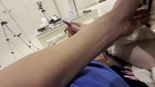 金髪シングルが野外露出に、トイレフェラに、クンニでビクビク痙攣いき！？　 - FC2 Video - 210468