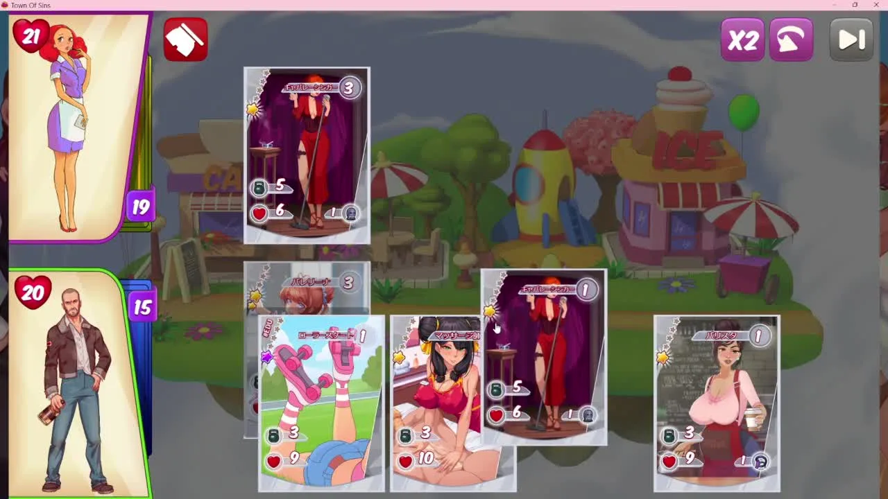 【カードゲーム】「Town of Sins（体験版）」＃２【プレイ動画】 - FC2 Video - 210815