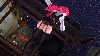 【MMD】さくらみこ/DEEP BLUE TOWNへおいでよ *******【紳士向け】 - FC2 Video - 212932