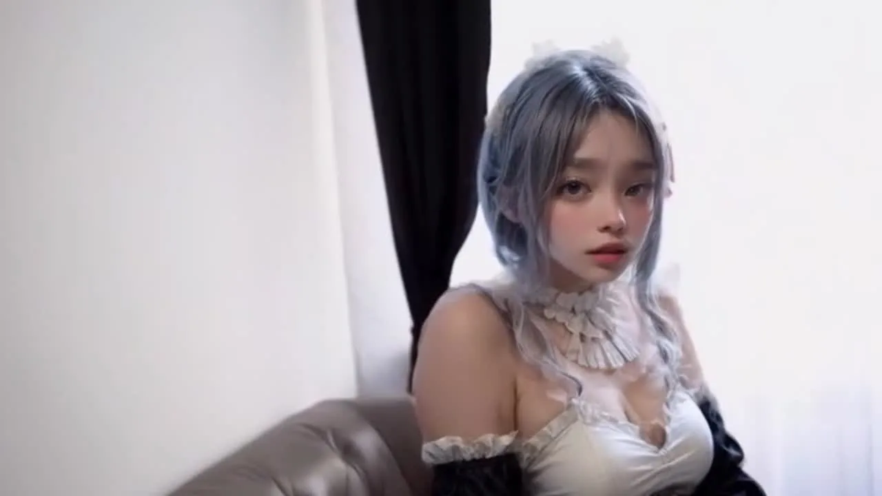 レムアニメオマケサンプル！初の３Dコスプレ作品となります - FC2 Video - 213598