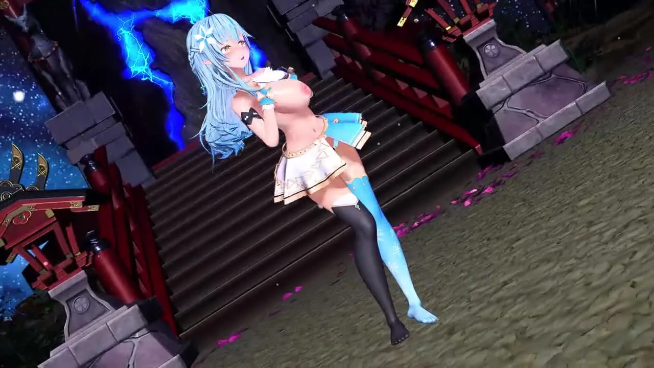 【MMD】雪花ラミィ/AOA-Еxcuse me *******【紳士向け】 - FC2 Video - 214281