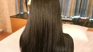 『黒髪ロングヘアツバキ ロングヘア航空髪フェチファーストクラス』★正統派黒髪ロングヘアのキャビンア - FC2 Video - 216033