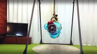 猫のマスクを着けた女子を吊り上げる Lifting up a girl wearing a cat mask - FC2 Video - 216823