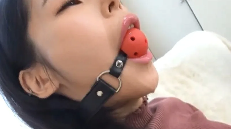 M女ボールギャグ開口ザーメンぶっかけ調教5.mp4 - FC2 Video - 217509