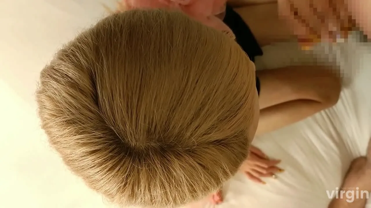 『サクッと髪コキ髪射　金髪ギャル　のん』★サロン帰りの金髪ギャルをナンパ♡髪フェチ撮影を超楽しそう！と喰いつき、そのままホテルで即席撮影＆ギャル初の髪コキ髪射 - FC2 Video - 221394