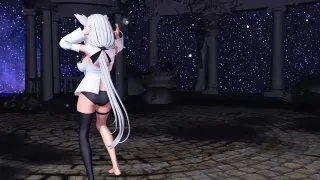 【MMD】白上フブキ/WiggleWiggle 【紳士向け】 - FC2 Video - 224663