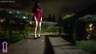 HA23アナルにリモコンプラグを挿入され通行人続出で公衆の面前で射精！ - FC2 Video - 225254