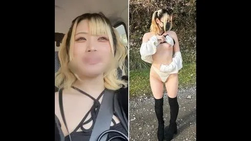 【衝撃的！！】１９歳の持ち若妻が男用公衆トイレでフェラチオ！白い肌と金髪であそこの毛は黒々 - FC2 Video - 226492