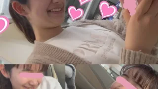 会社の後輩の車内フェラ　そんな可愛い顔でにっこりこちらを見られながらのフェラがヤヴァイ！！！ - FC2 Video - 237881