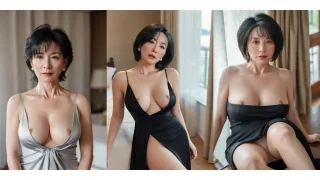 サークルで出会った年上のおばさまと華やかなドレスの競演【AI生成】 - FC2 Video - 242284