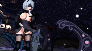 【MMD】2B/Bestie-Excuse me *******【紳士向け】 - FC2 Video - 246198