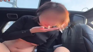 夫の出張中に公認単独様に呼び出され立体駐車場で。。 - FC2 Video - 247705