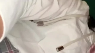 【女子大②りなのえちな自撮り】夢の国で友達が目の前にいるのにまさかの制服めくってのパンチラ＆軽いオナニーもしちゃいました…リアル感ありすぎてドキドキ… - FC2 Video - 248871