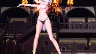 【ブルアカMMD】月雪ミヤコ/可愛くてごめん *******【紳士向け】 - FC2 Video - 251252