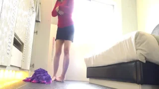 【素人／熟女】46歳茶髪ショートヘアのドMスケベ熟女。ぽっちゃり巨尻ボディ疼かせ淫れる中出しセックス - FC2 Video - 257617