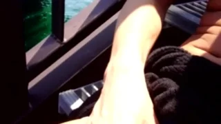 離島で海水浴場で生配信なう～(#^^#)♪ - FC2 Video - 260092