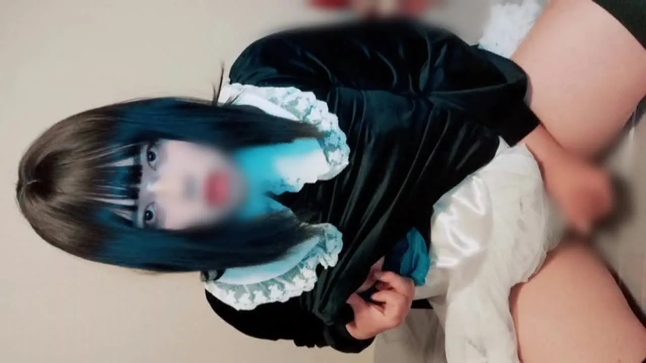 可愛い女装子ちゃんが乳首をクリクリしながらおチンチンをシコシコ！勃起チンポ見せつけザーメン♡ - FC2 Video - 261714