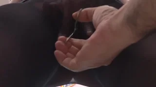 CAさん黒パンストスマタ＃１（M〇号） - FC2 Video - 266588