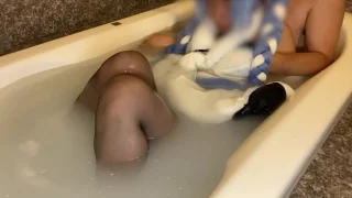 お風呂でやりたい放題！ローションお風呂でイチャイチャプレイ！うさぎ系vtuverのぬるぬりエッチ - FC2 Video - 268997