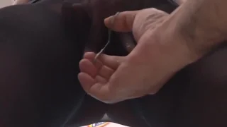 CAさん黒パンストスマタ(M◯便)#1 - FC2 Video - 270590