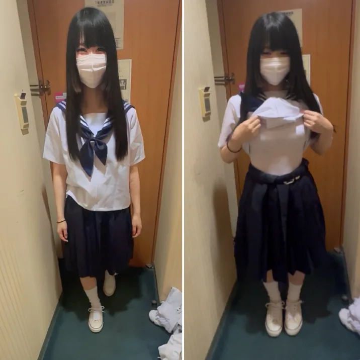 新作サンプル　歌舞伎町の新人メンエス嬢がセーラー脱ぐと爆乳 - FC2 Video - 272260