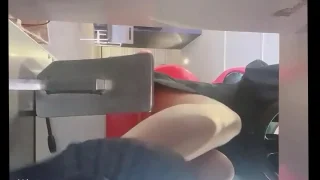 自撮り女性応援企画ゲーセンでペダル踏み - FC2 Video - 275572