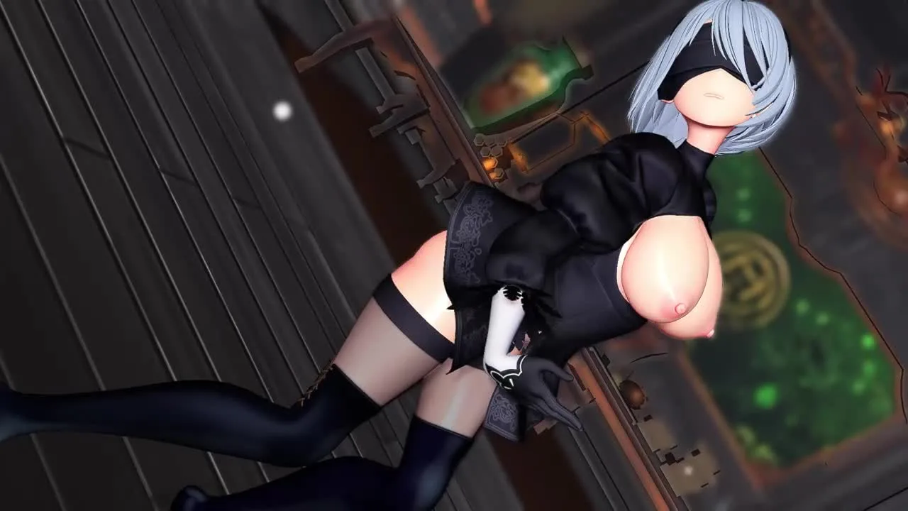 【MMD】2B/Break through *******【紳士向け】 - FC2 Video - 280544