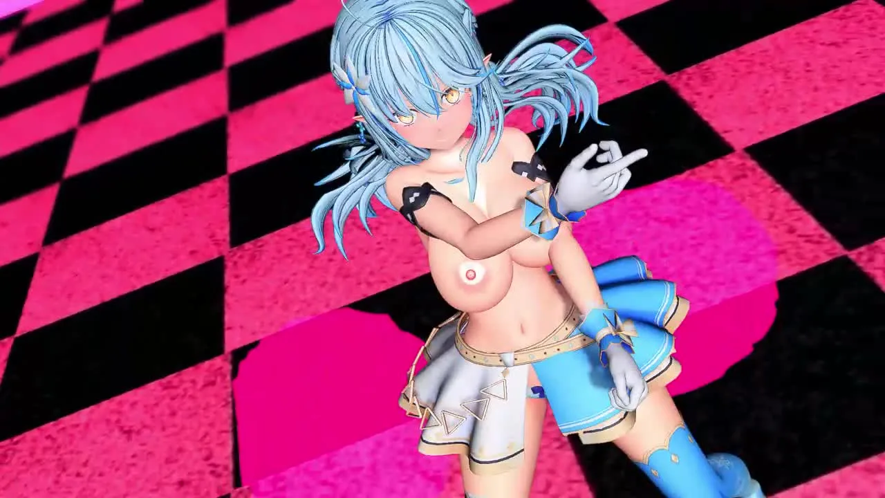 【MMD】雪花ラミィ/ピンクキャット 【紳士向け】 - FC2 Video - 282070