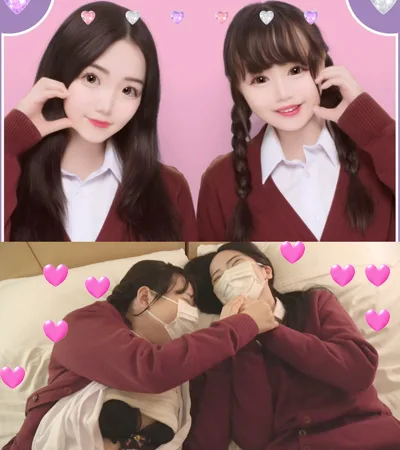 【天】真面目な仲良し二人組天使ちゃん！友達の前で痴態を晒され羞恥心マックスで快楽堕ち！健気な切望もなし崩し大量中出し映像（1） - FC2 Video - 284345