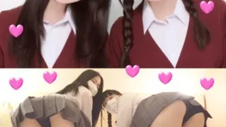 【天】真面目な仲良し二人組天使ちゃん！友達の前で痴態を晒され羞恥心マックスで快楽堕ち！健気な切望もなし崩し大量中出し映像（2） - FC2 Video - 285801