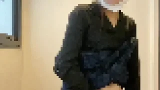 【人妻素人】職場トイレでニ穴オナニー　アナル　貞操帯 - FC2 Video - 286701