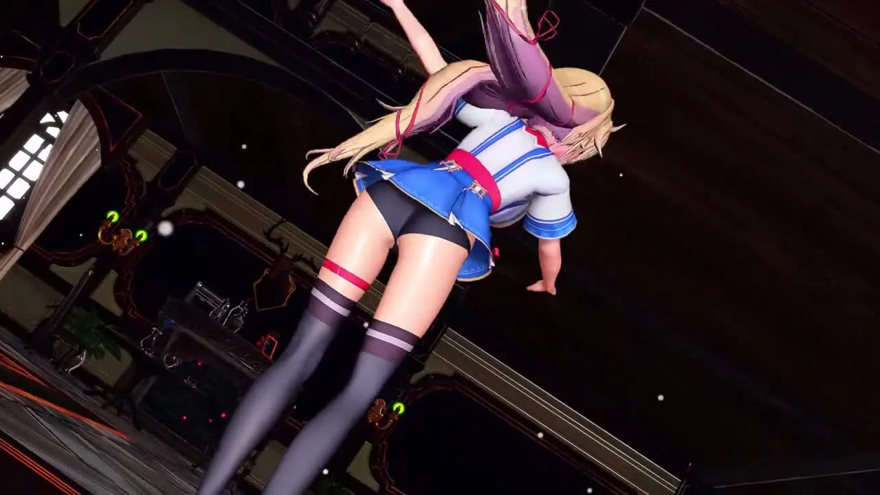 【MMD】赤井はあと/DEEP BLUE TOWNへおいでよ 【紳士向け】 - FC2 Video - 288209