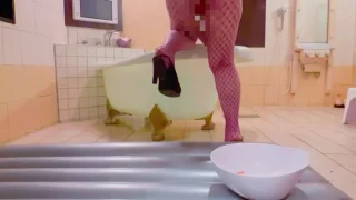 最新作☆お風呂でマットでいやらしいボディータイツオナニー☆音量注意！ - FC2 Video - 289001