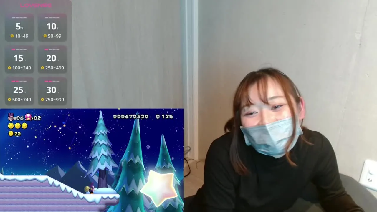 【投げ銭リモバ】ぴぴみ　NewスーパーマリオU - FC2 Video - 295549