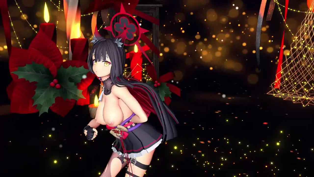 【ブルアカMMD】狐坂ワカモ/気まぐれメルシィ *******【紳士向け】 - FC2 Video - 295693