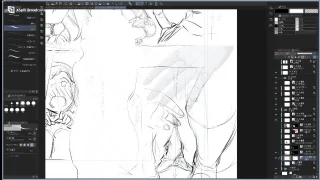 ～23時頃まで。年末作業配信（エロマンガの原稿作業です - FC2 Video - 299870