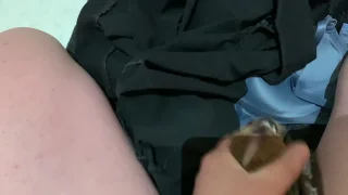 嫁が1日履いたチョコレートパンツにぶっかけ - FC2 Video - 302676