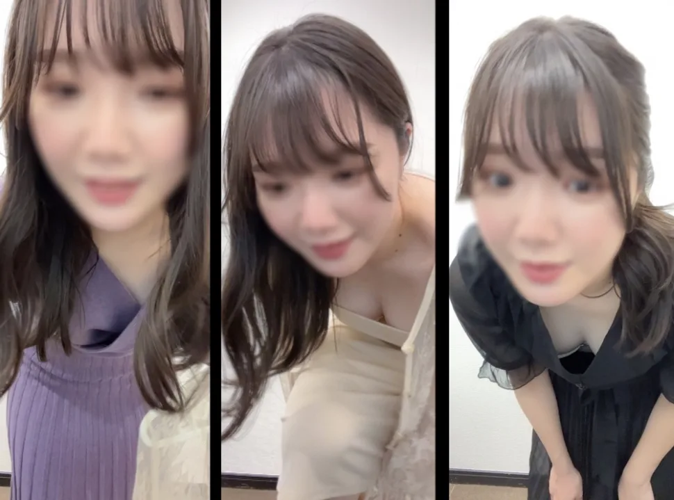 胸ちら01 インスタライブ(店員ロープレ) - FC2 Video - 310314