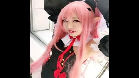 【終わりのセラフ】140cmオタ女子がアニメコスプレで中出しセックス！Fカップ巨乳のメスでした【クルル】 - FC2 Video - 315101