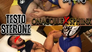 SPHINXコラボ！テストステ○ロンと175-109-28澤村のガチムチ肉弾戦！太マラでガン掘り喘ぎまくり男堕ち！ - FC2 Video - 318184